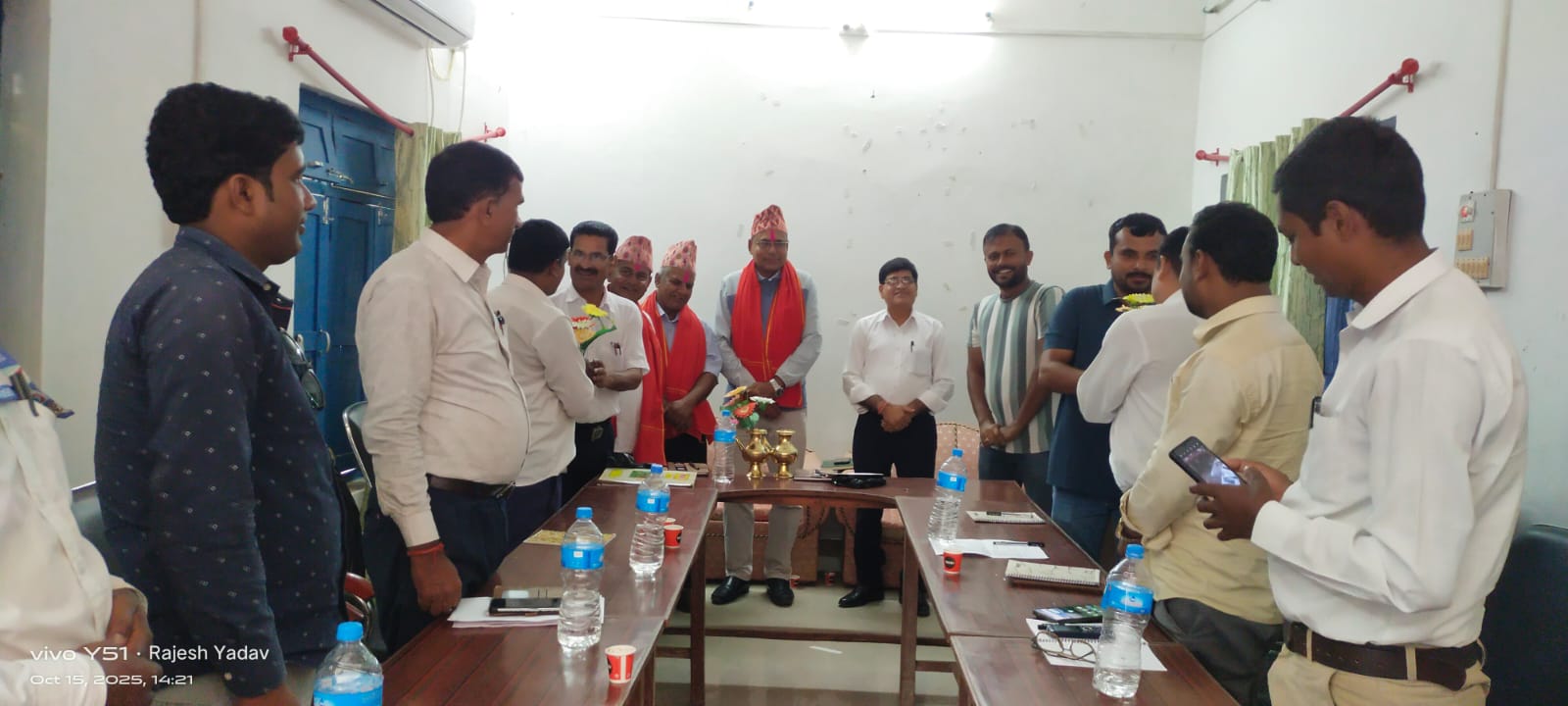 स्थानीय तहको पशु सेवा शाखास संगको समन्वय कार्यक्रममा सम्मान तथा शुभकामना आदान प्रदान कार्यक्रम